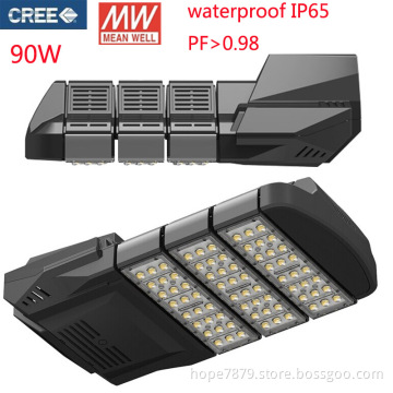 60W LED Steet Light CREE Xte&Meanwell Driver UL SAA CE